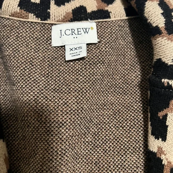 J.CREW Leopard sweater-blazer - Picture 4 of 9